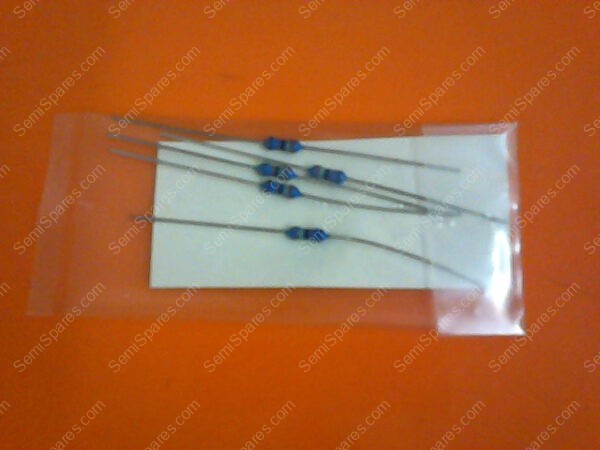 340KX | 1/4 WATT 1% METAL FILM RESITORS 340K OHM (PK OF 5) - Image 3