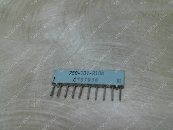 750-101-R10K | 750-101-R10K CTS SOLID CERAMIC SIP RESISTOR - Image 2