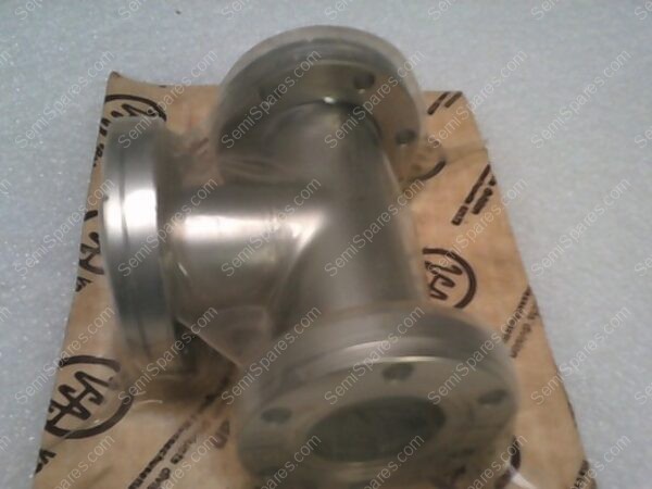 CF 2.75 | VARIAN CONFLAT CF 2.75" TEE 2 ROTATABLE FLANGES STAINLESS STEEL VACUUM - Image 2