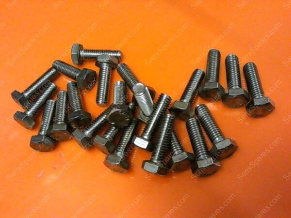 T A2-70 | STAINLESS STEEL METRIC HEX HEAD TAP BOLTS M6-1.00 (PKG OF 23) - Image 3