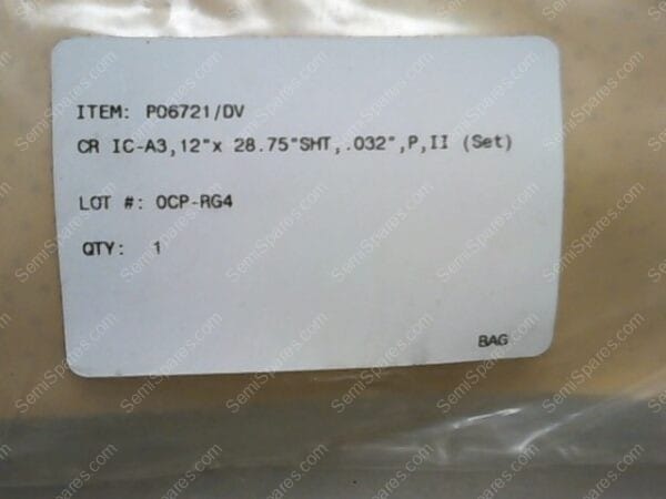 P06721/DV | CR IC-A3, 12"x 28.75" SHT, .032" P - Image 4