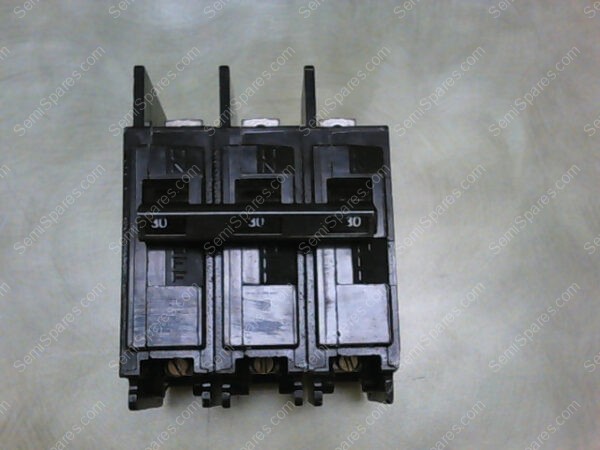 BQ3B030L | SIEMENS BQ3B030L 30-AMP THREE POLE 240-VOLT 10KAIC LUG IN / LUG OUT BREAKER - Image 4