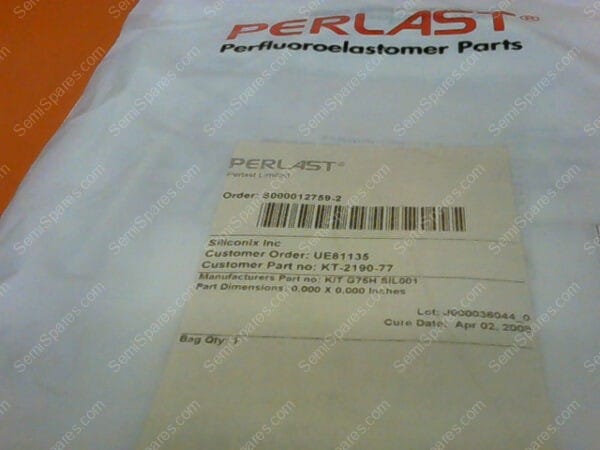 KT-2190-77 | KIT,O-RING,HI TEMP,PERLAST,G75HSIL001,E3 (4PCS) - Image 4