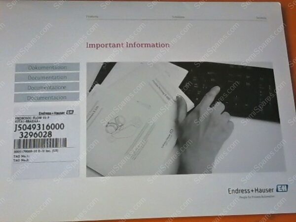 FW-1272-77 | FLOWMETER, P/N 99802084333, ULTRASONIC - Image 3