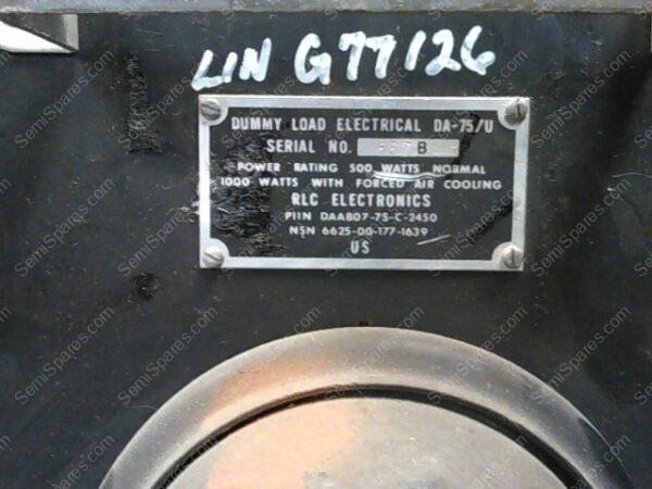 DA-75/U | DUMMY LOAD ELECTRICAL, COAXIAL RESISTOR - Image 6