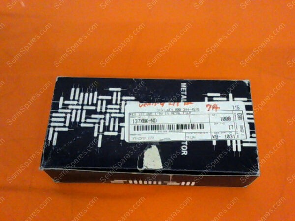 137XBK-ND | RES 137 OHM 1/4W 1% METAL FILM - Image 3