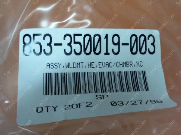 853-350019-003 | ASSY,WLDMT,HE,EVAC/CHMBR,XC - Image 6