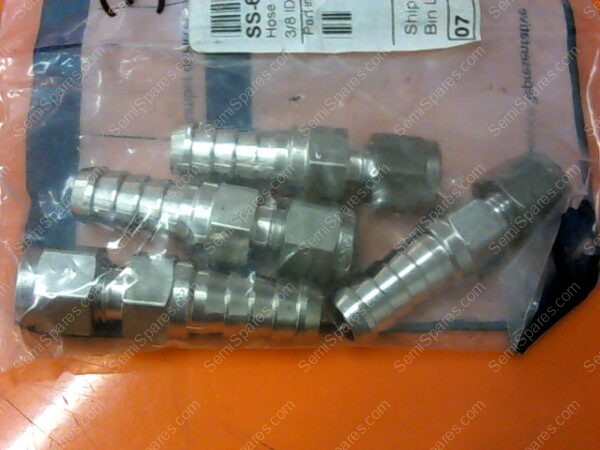 SS-6-HC-400 | SWAGELOK HOSE CONNECTOR 3/8 ID HC X1/4T SS-6-HC-400 (PACK OF 4) - Image 2