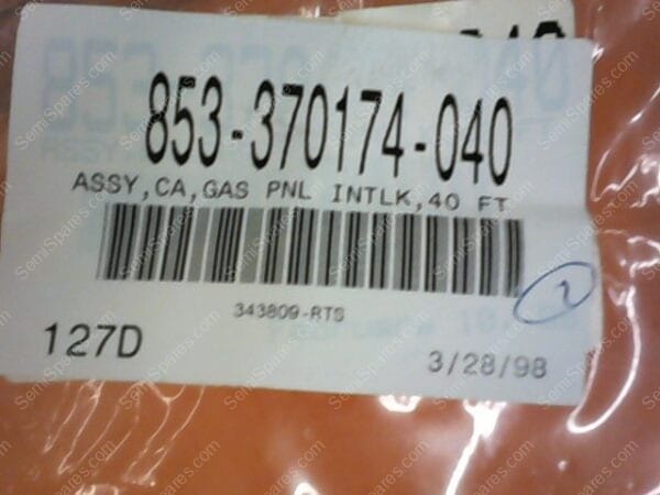 853-370174-040 | ASSY,CA,GAS PNL INTLK,40 FT - Image 4