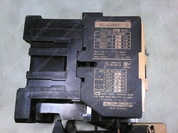 100-A24NK3 | ALLEN BRADLEY CAT 100-A24NK3 SERIES C With 193-BSC 15 B - Image 3
