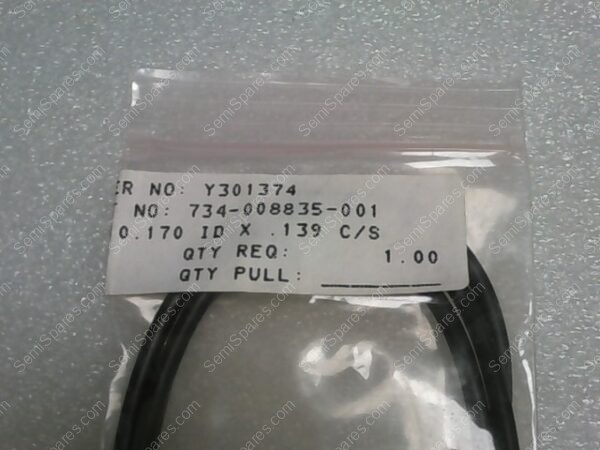734-008835-001 | O-RING 10.170 ID X .139 C/S, WC: 999C - Image 2