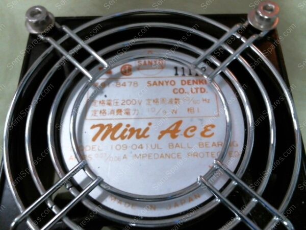 109-04 | SANYO DENKI MINI ACE MODEL 109-04 UL 791-8478 200V 50-60HZ 10/9W - Image 3