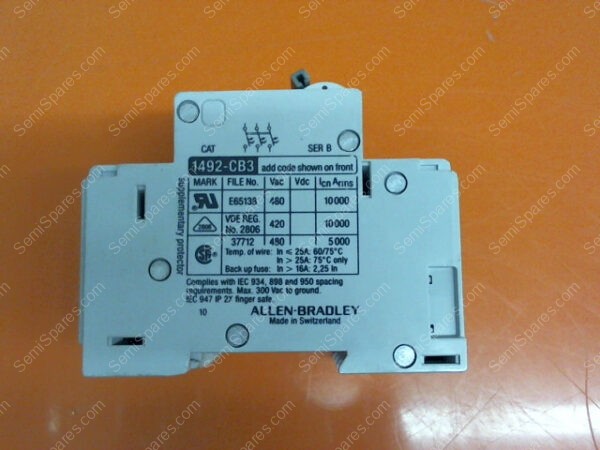 1492-CB3-G150 | Allen Bradley 15A G150 1492-CB3 SER B - Image 7