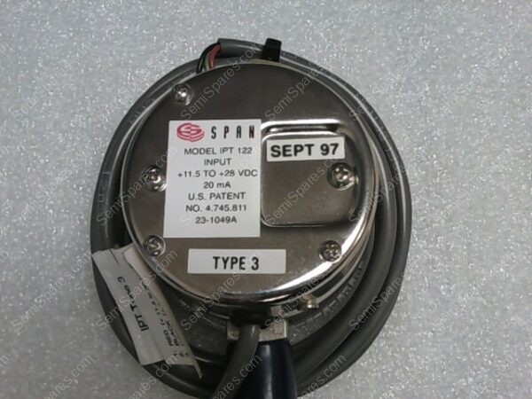 MODEL: IPT 122 | SPAN INSTRUMENT 60 PSI PRESSURE GAUGE TYPE 3 VACUUM TRANSMITTER SEALED - Image 4