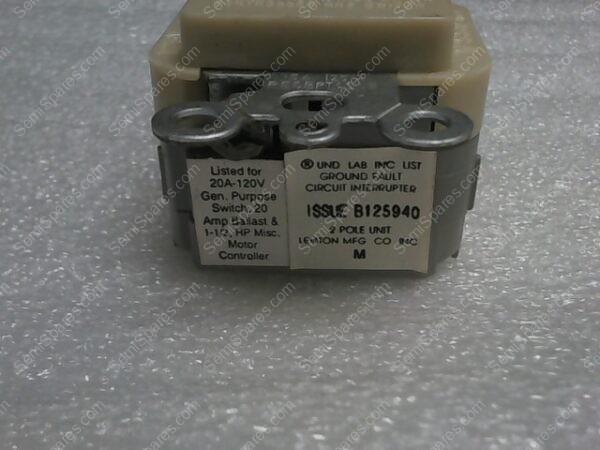 LEVITON SWITCH | LEVITON SWITCH, 125V, 60HZ, 20AMP, CLASS A - Image 4