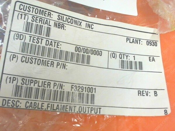 CA-1445-00 | FILAMENT CABLE ASSY,F3291001 - Image 2