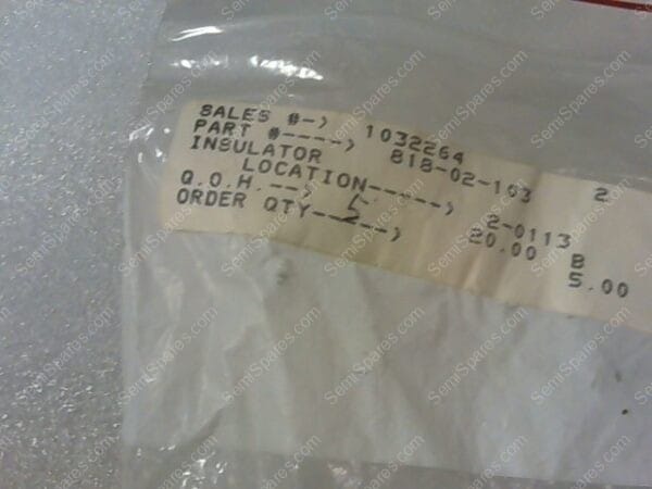 818-02-103 | BACK CAP INSULATOR - Image 3