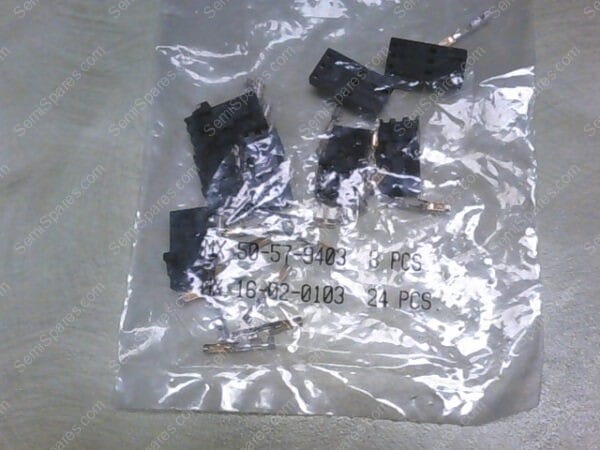 50-57-9403,16-02-0103 | (8)MOLEX 3 PIN CONN W/(24) MOLEX HEADERS & WIRE HOUSING SOCKET PINS - Image 3