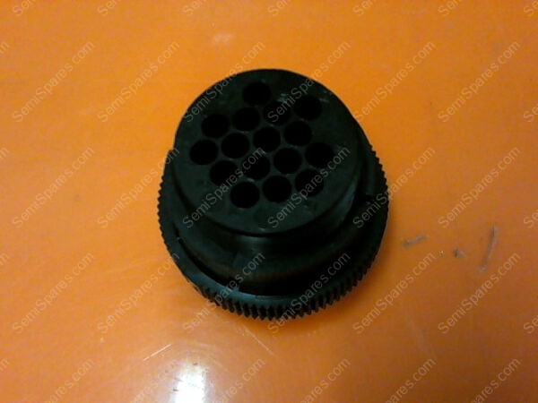 206037-1 | AMP CIRCULAR CONNECTOR, CPC SERIES 1, CABLE MOUNT PLUG 16 CONTACTS THREADED THERMOPLASTIC BODY 206037-1 - Image 3