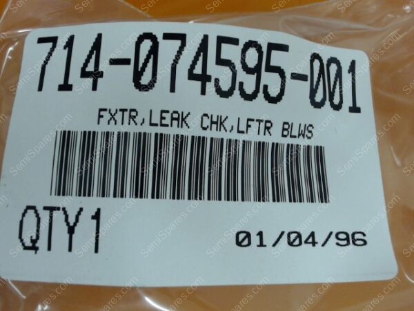 714-074595-001 | FXTR,LEAK CHK,LFTR BLWS - Image 3