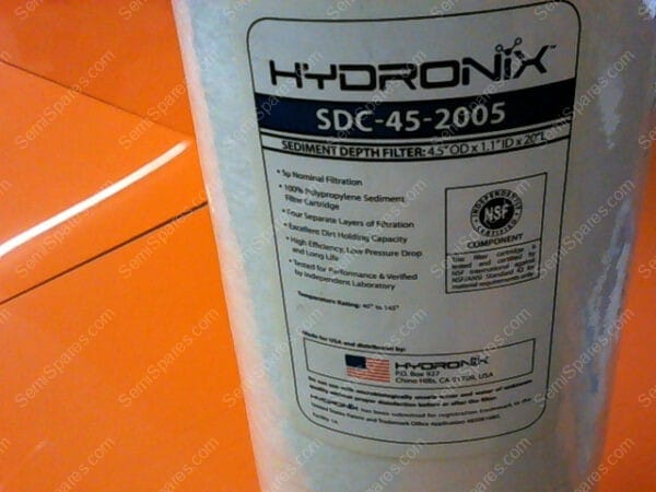 SDC-45-2005 | HYDRONIX SDC-45-2005 SEDIMENT DEPTH: 45"ODX1.1"IDX20"L - Image 3