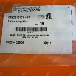0720-02906 | CONN RCPT PNL MTG IEC320 SNAP-IN. 187X.032"PLSTC P/N 0720-02906
