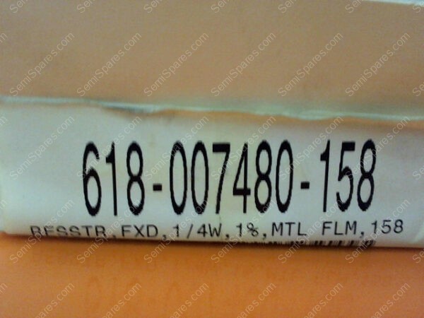 618-007480-158 | RESSTR,FXD,1/4W,1%,MTL FLM,158 - Image 5