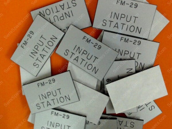 138-885081-003 | LABEL, FM-29 INPUT STATION - Image 3