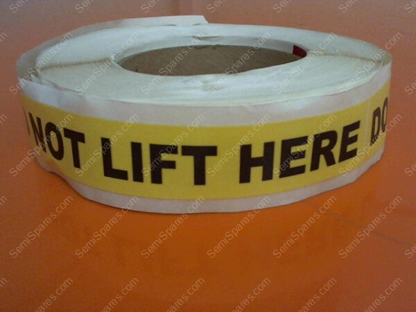 093-000023-051 | LABEL, DO NOT LIFT HERE - Image 3