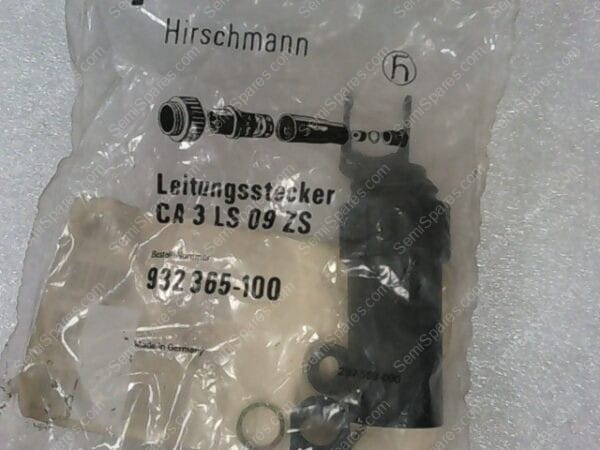 932 365-100 | HIRSCHMANN 932 365-100 CABLE PLUG CONNECTOR