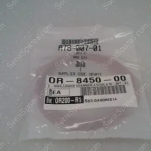 OR-8450-00 | O RING LOWER CHAMBER ASHER A78-007