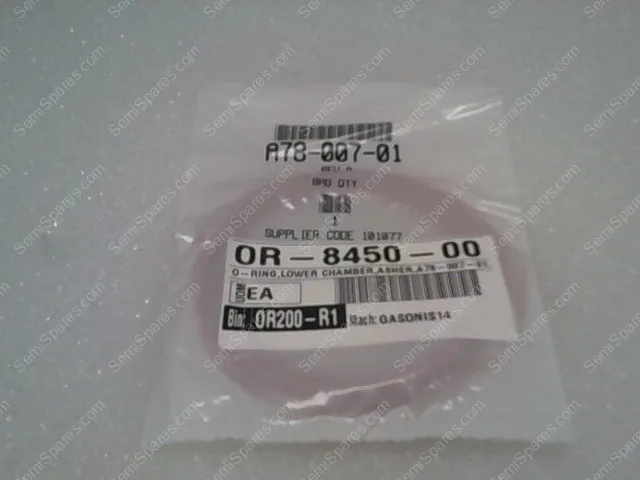 A78-007-01 | OR-8450-00 | O RING LOWER CHAMBER ASHER | NOVELLUS SYSTEMS