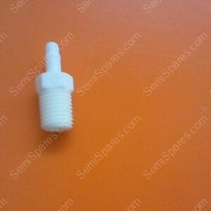 BF-0650-00 | BARB,16430-1,1/8' 'TO 1/16-27,WHITE NYLON