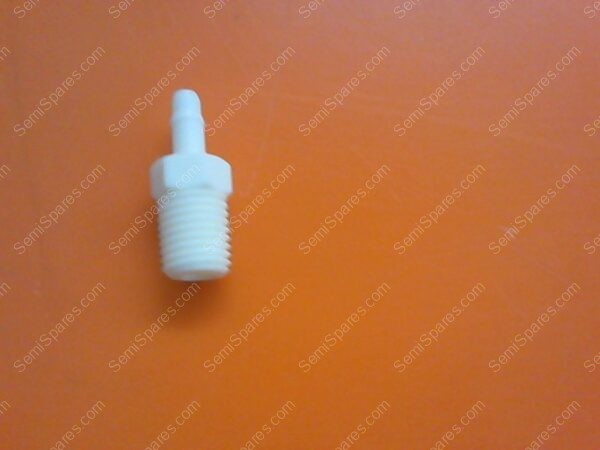 BF-0650-00 | BARB,16430-1,1/8' 'TO 1/16-27,WHITE NYLON