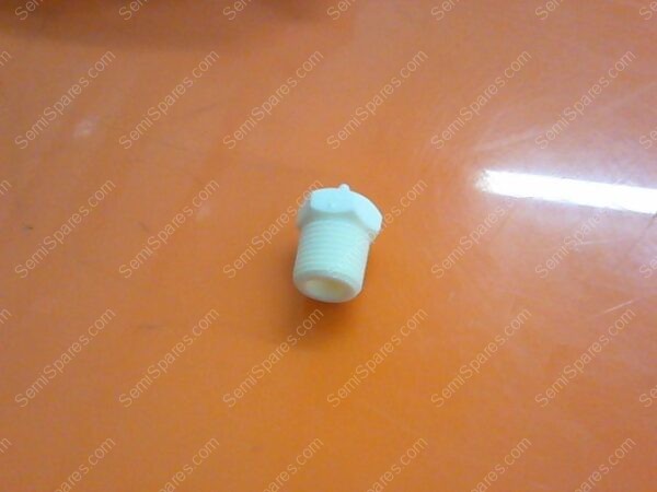BF-0685-00 | BARB,18410-1,1/16 ' ' TO 1/8-27,WHITE NYLON