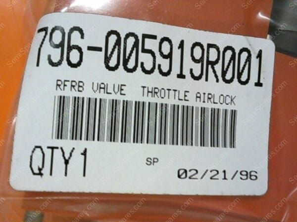 796-005919-001 | VALVE  THROTTLE AIRLOCK - Image 4