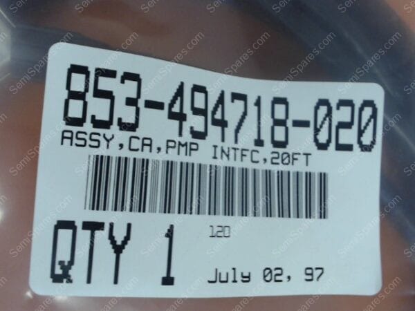 853-494718-020 | ASSY,CA,PMP INTFC,20FT - Image 5