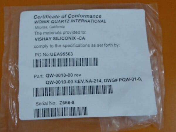 QW-0010-00 | WASHER,PQW-01 - Image 2