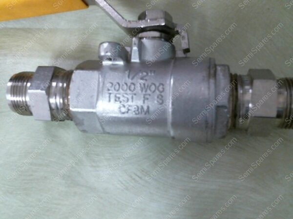 CF8M | PARKER 1/2" CF8M 2000 WOG TEST FS CF8M BALL VALVE - Image 4