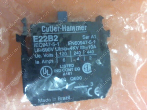 E22B2 | CONTACT BLOCK 10 AMP,EATON