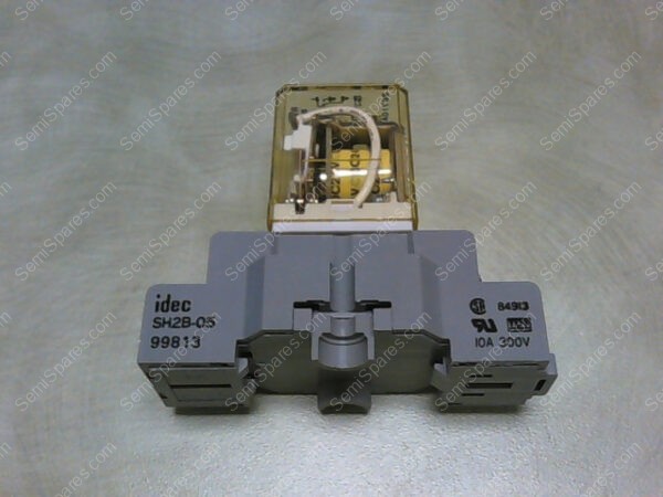 SH2B-05,RH2BU | IDEC SH2B-05 DPDT RELAY BASE WITH RH2BU RELAY, 12VDC, MIDGET, 160 OHMS - Image 4