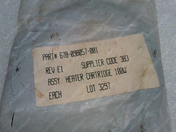 678-098057-001 | HTR,CRTG,W/FLG,100W,120VAC,5FT - Image 3