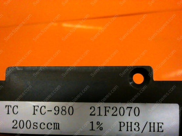 FC-980 | AERA FC-980 MFC MASS FLOW CONTROLLER N2 200 SCCM - Image 4