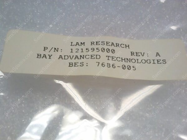 121595000 | LAM RESEARCH P/N 121595000 REV.A BES: 7686-005 - Image 2
