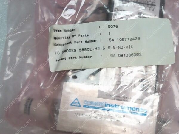 54-109772A29 | FC-BROOKS, SERIES 5850E-H2-5 SLM-NO-VIU, MASS FLOW CONTROLLER, PARENT PART NUMBER: WA-091386D62 - Image 4