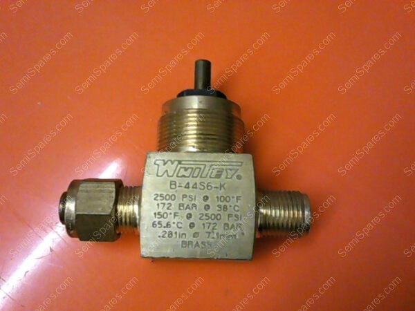 B-44S6-K | WHITEY TUBE BRASS BALL VALVE B-44S6-K1 - Image 3