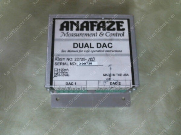 22725-100 | ANAFAZE MEASUREMENT & CONTROL DUAL DAC 22725-100 SN/X00739 - Image 4