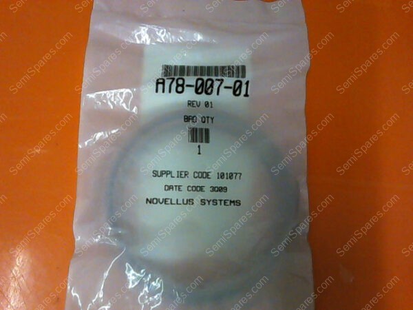A78-007-01 | NOVELLUS SYSTEMS INC A78-007-01 O-RING,2-270,9 IDX.125 W,SILICONE