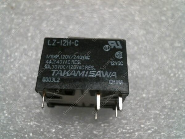 LZ-12H-C | POWER RELAY 12VDC 5A SPDT, 12.4x16.4x14.8MM THT - Image 3
