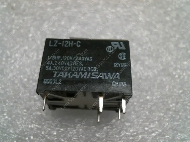 LZ-12H-C | POWER RELAY 12VDC 5A SPDT, 12.4x16.4x14.8MM THT - Image 3